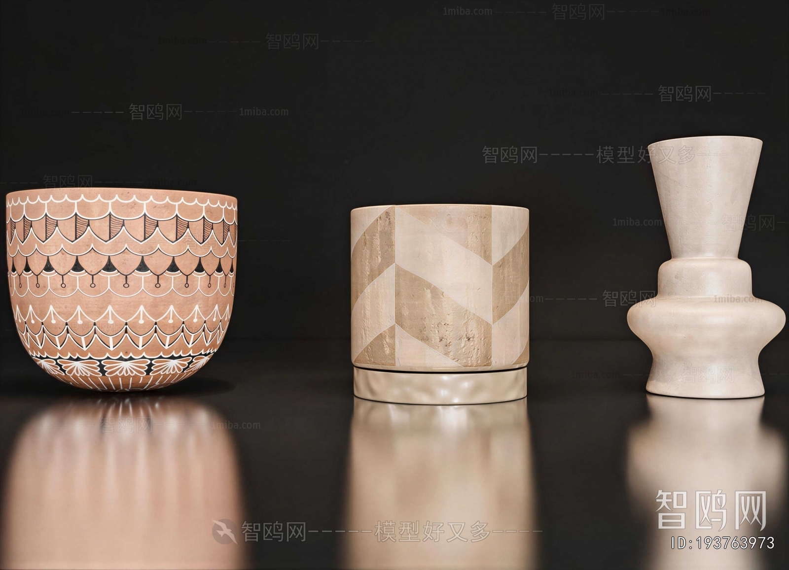 Wabi-sabi Style Clay Pot