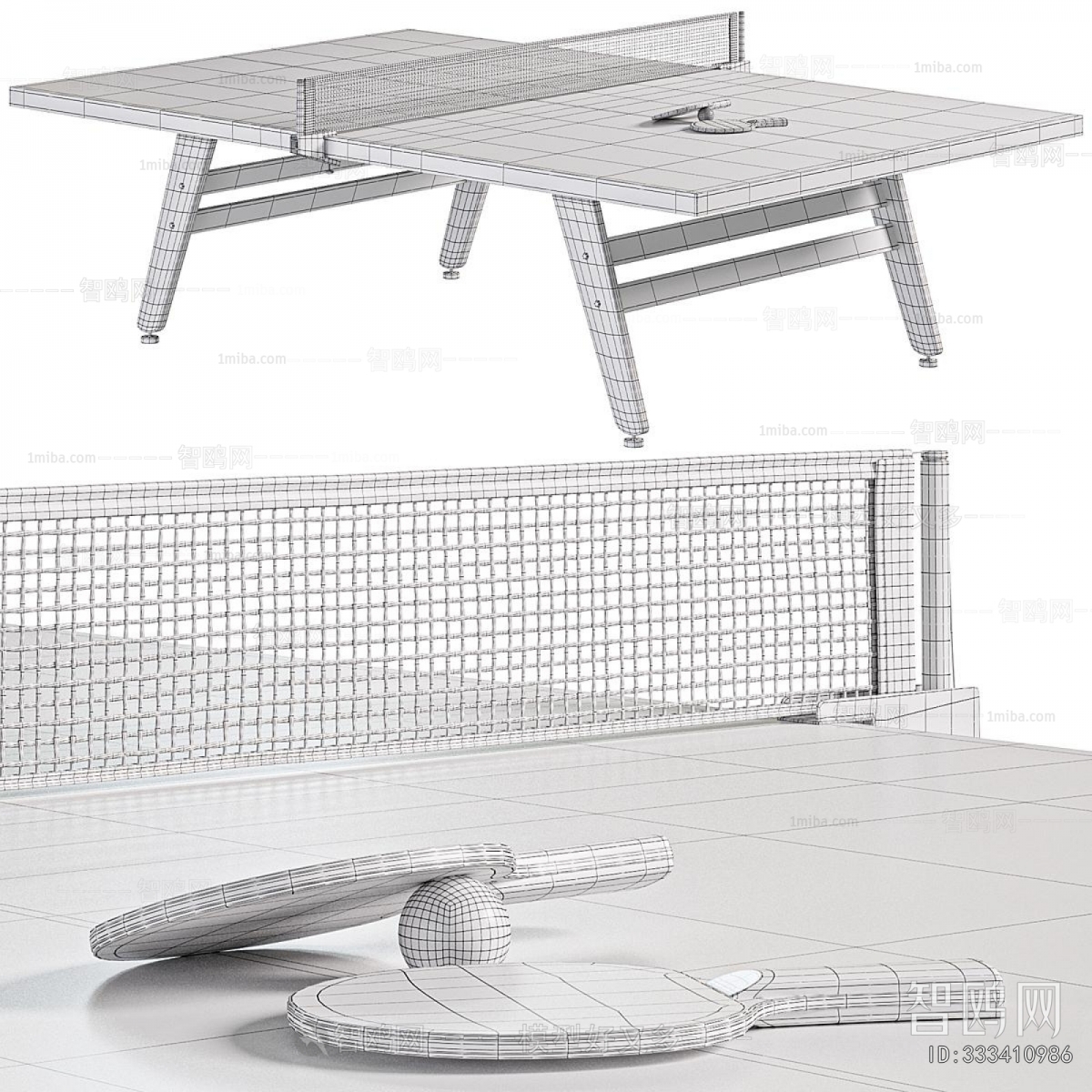 Modern Table-tennis Table