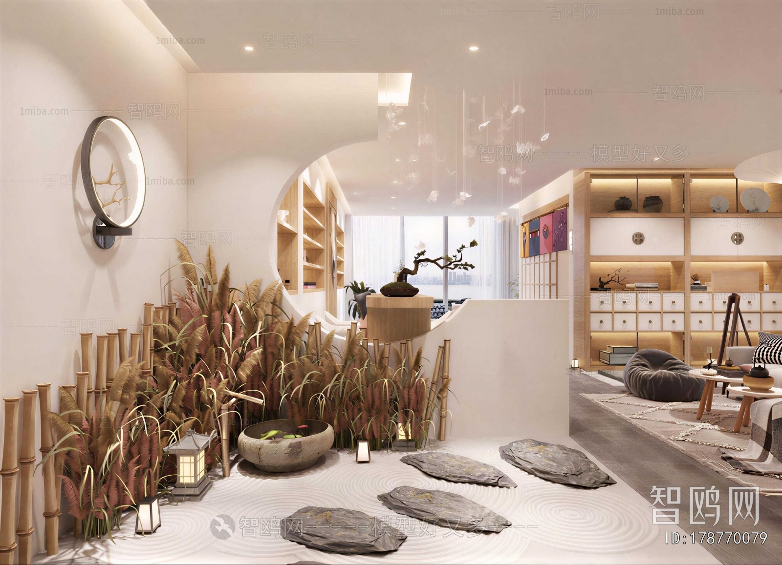 New Chinese Style Plant Landscaping