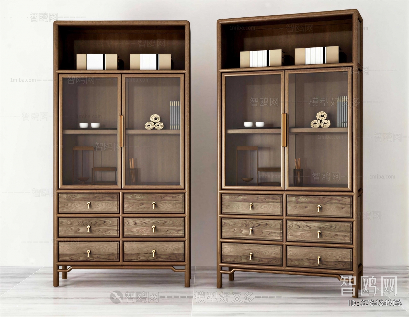 New Chinese Style Bookcase