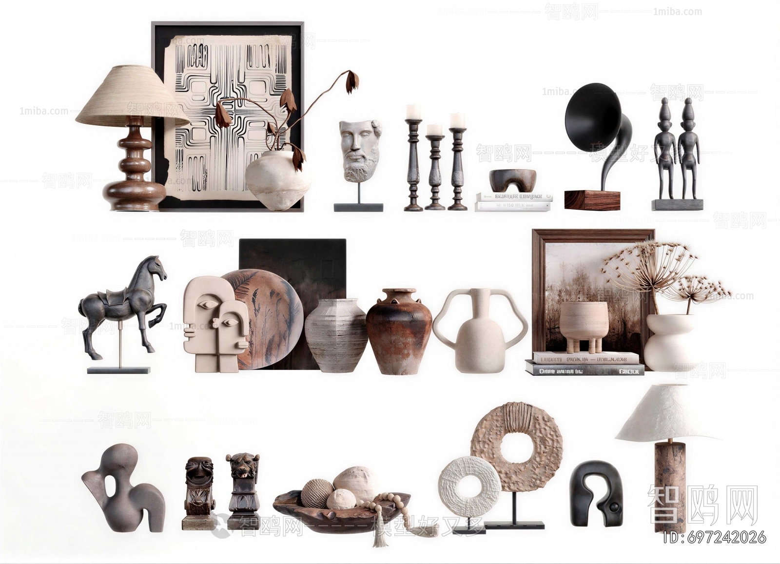 Wabi-sabi Style Decorative Set