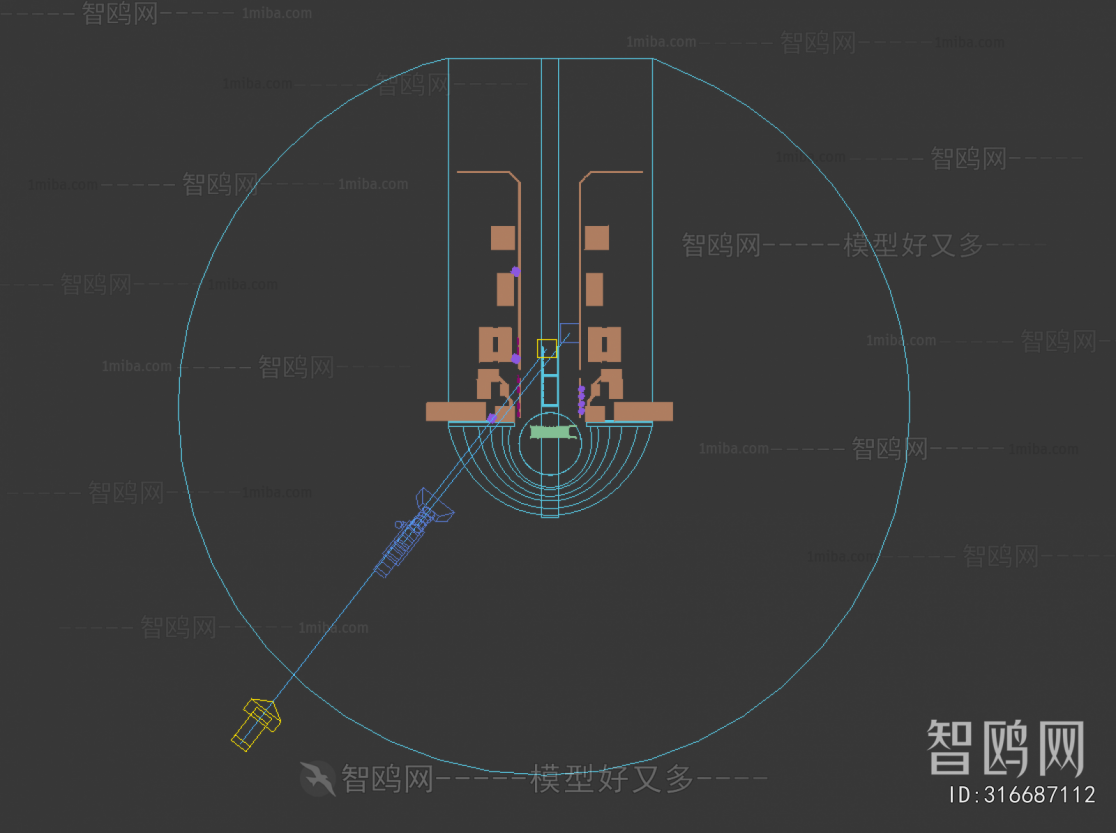 New Chinese Style Ancient Architectural Buildings