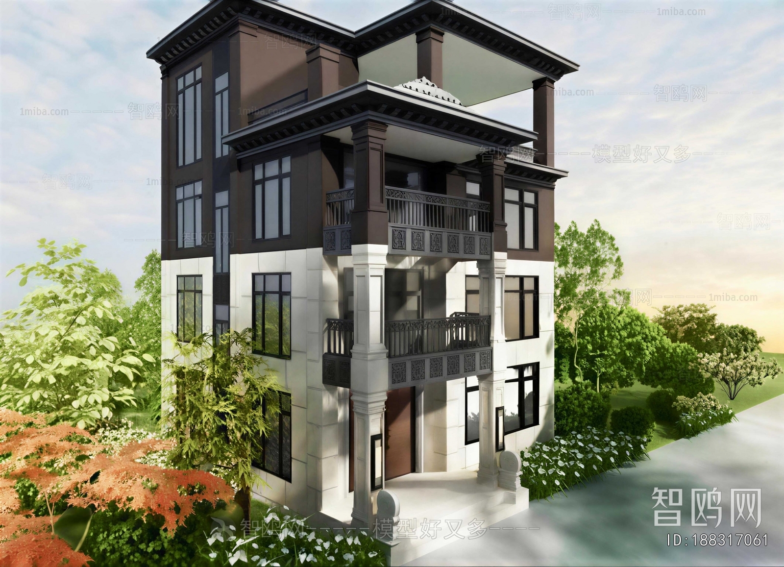 Simple European Style Detached Villa