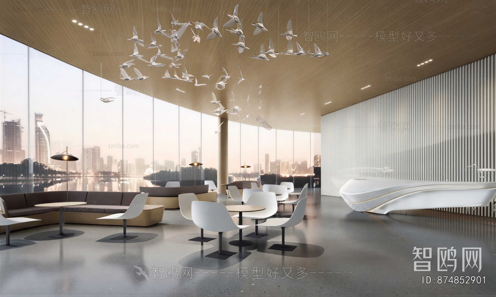 Modern Real Estate Sales Office