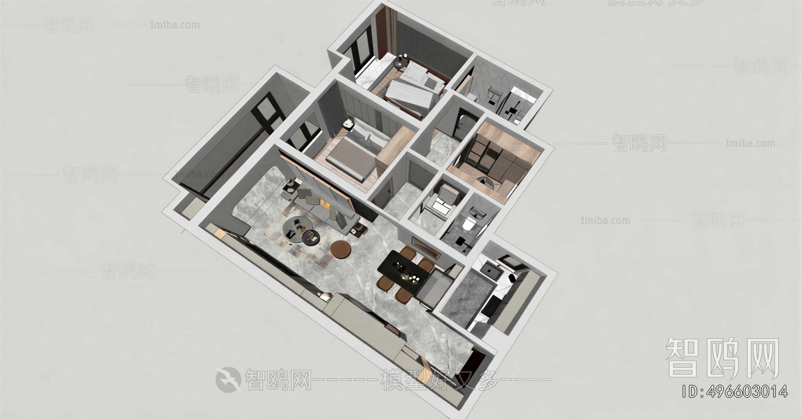 Modern A Bird's-eye View Of Home Decoration