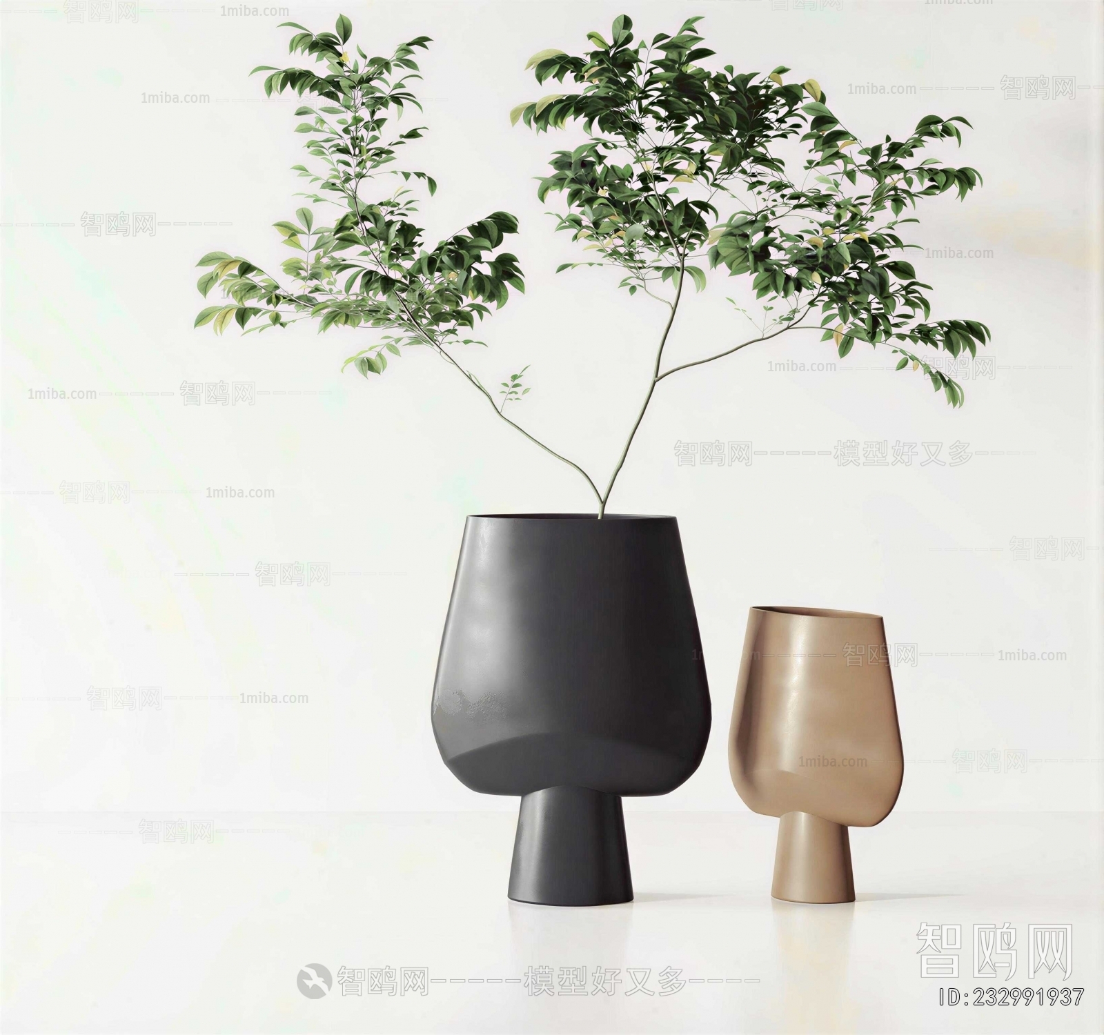 Modern Aquatic Green Plant