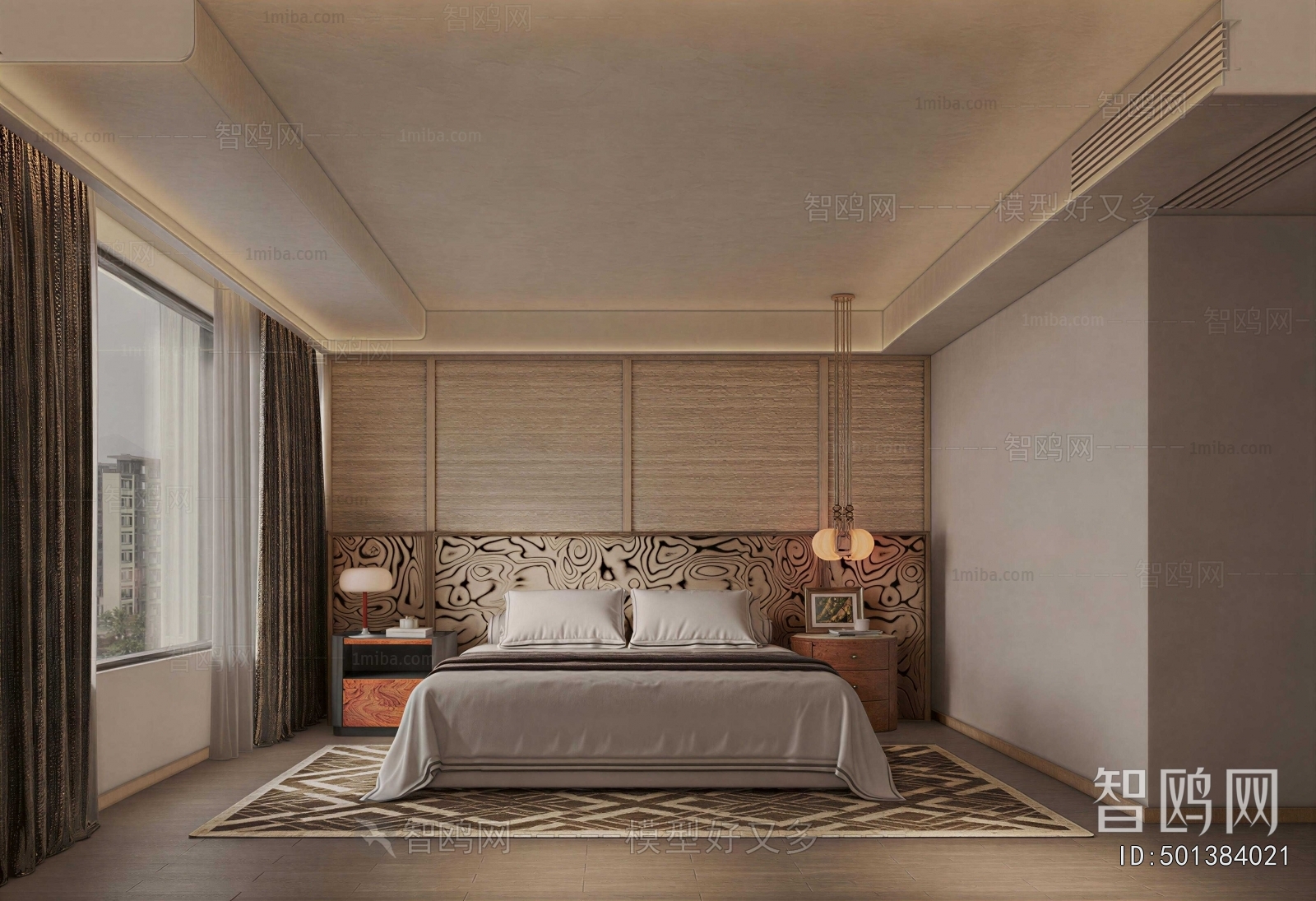Wabi-sabi Style Bedroom