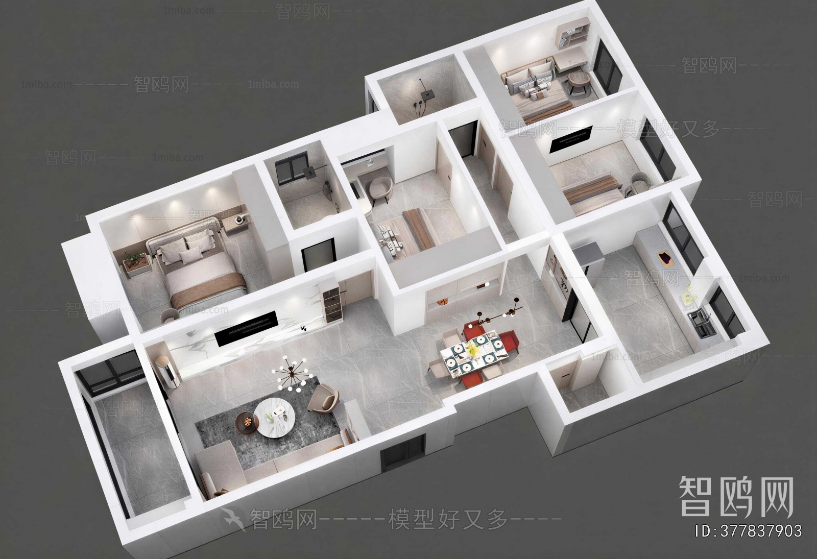 Modern A Bird's-eye View Of Home Decoration