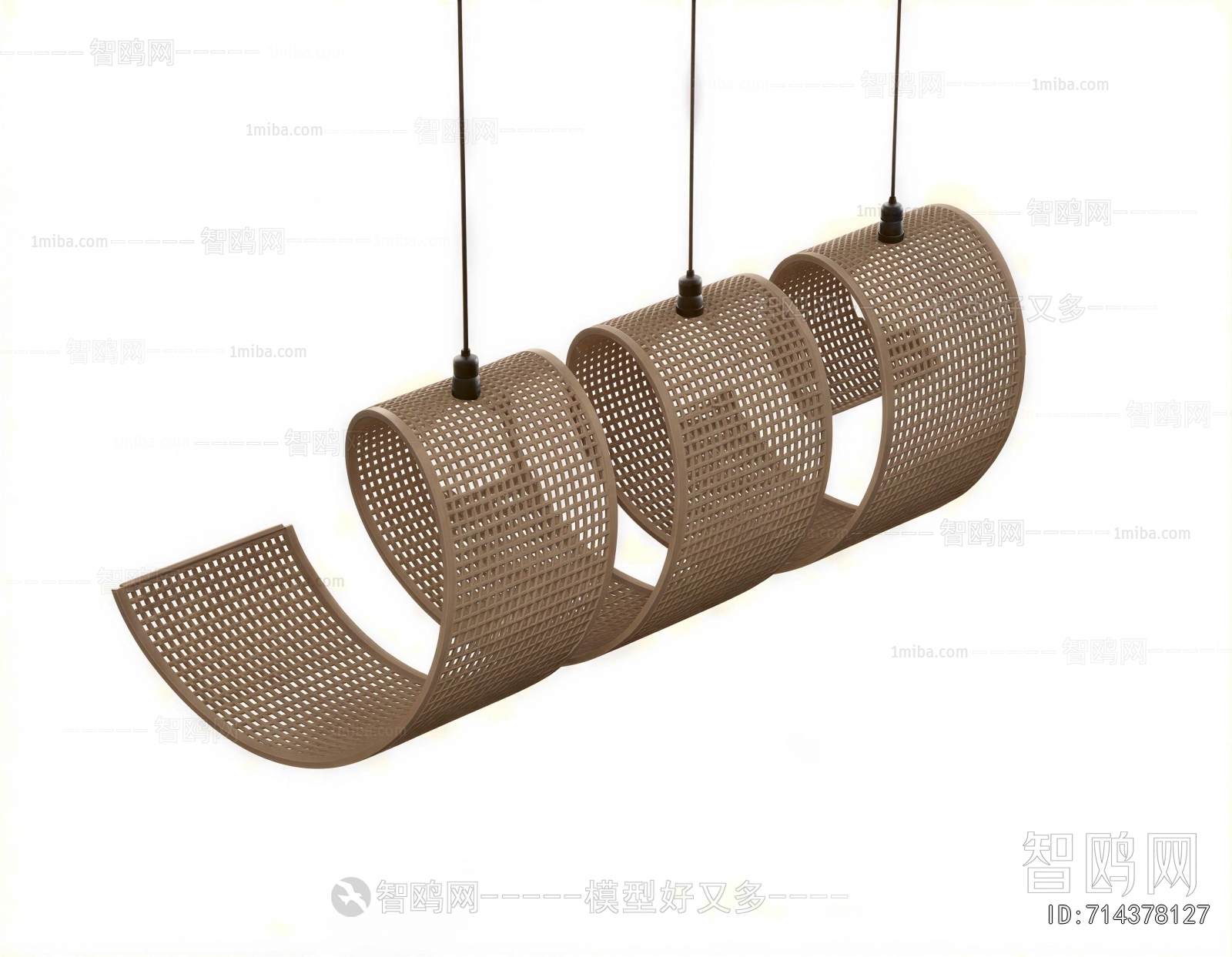 Wabi-sabi Style Long Chandelier
