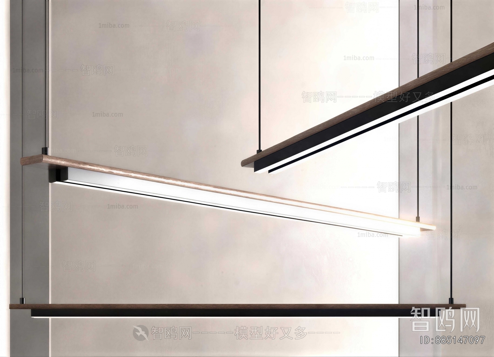 Modern Long Chandelier