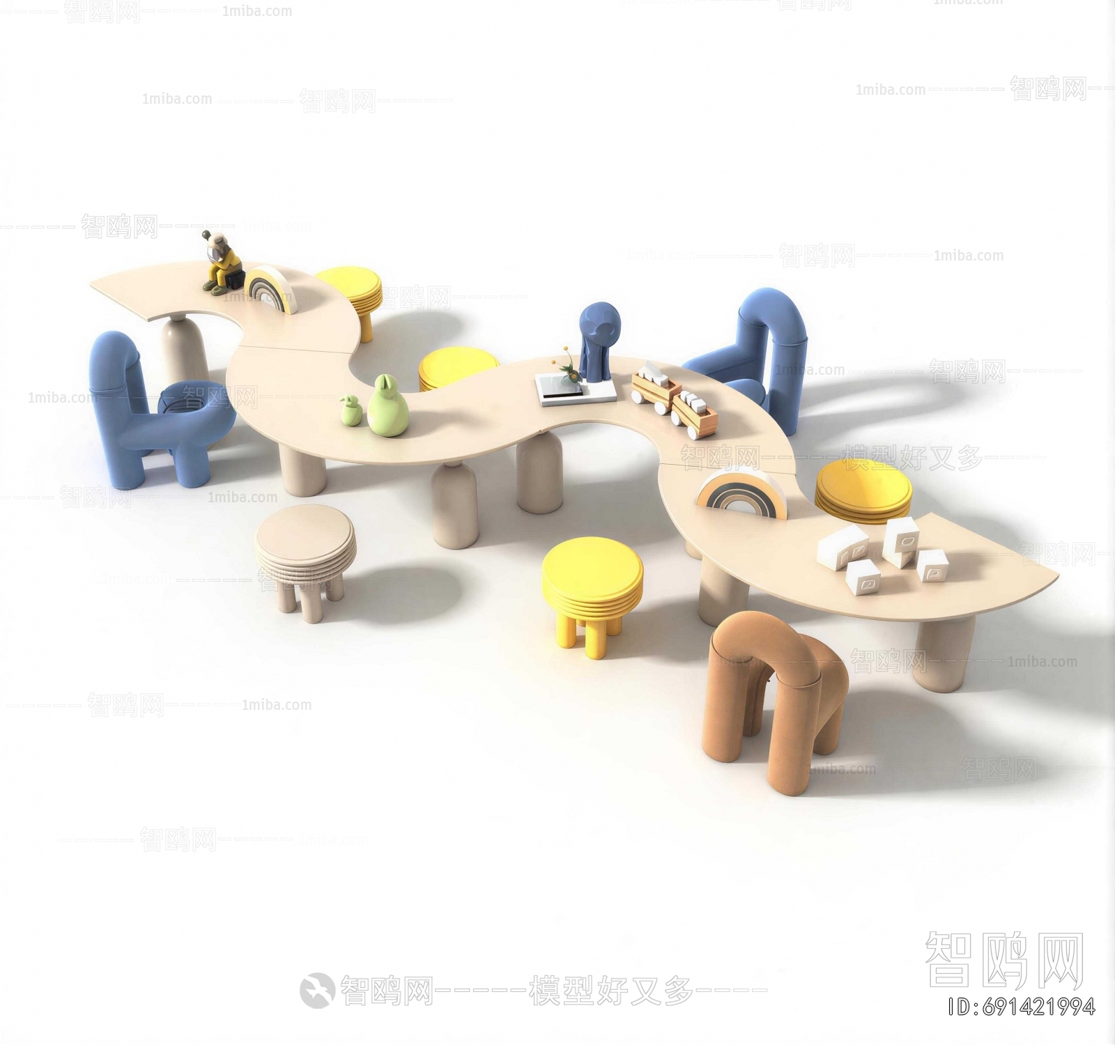 Modern Children's Table/chair