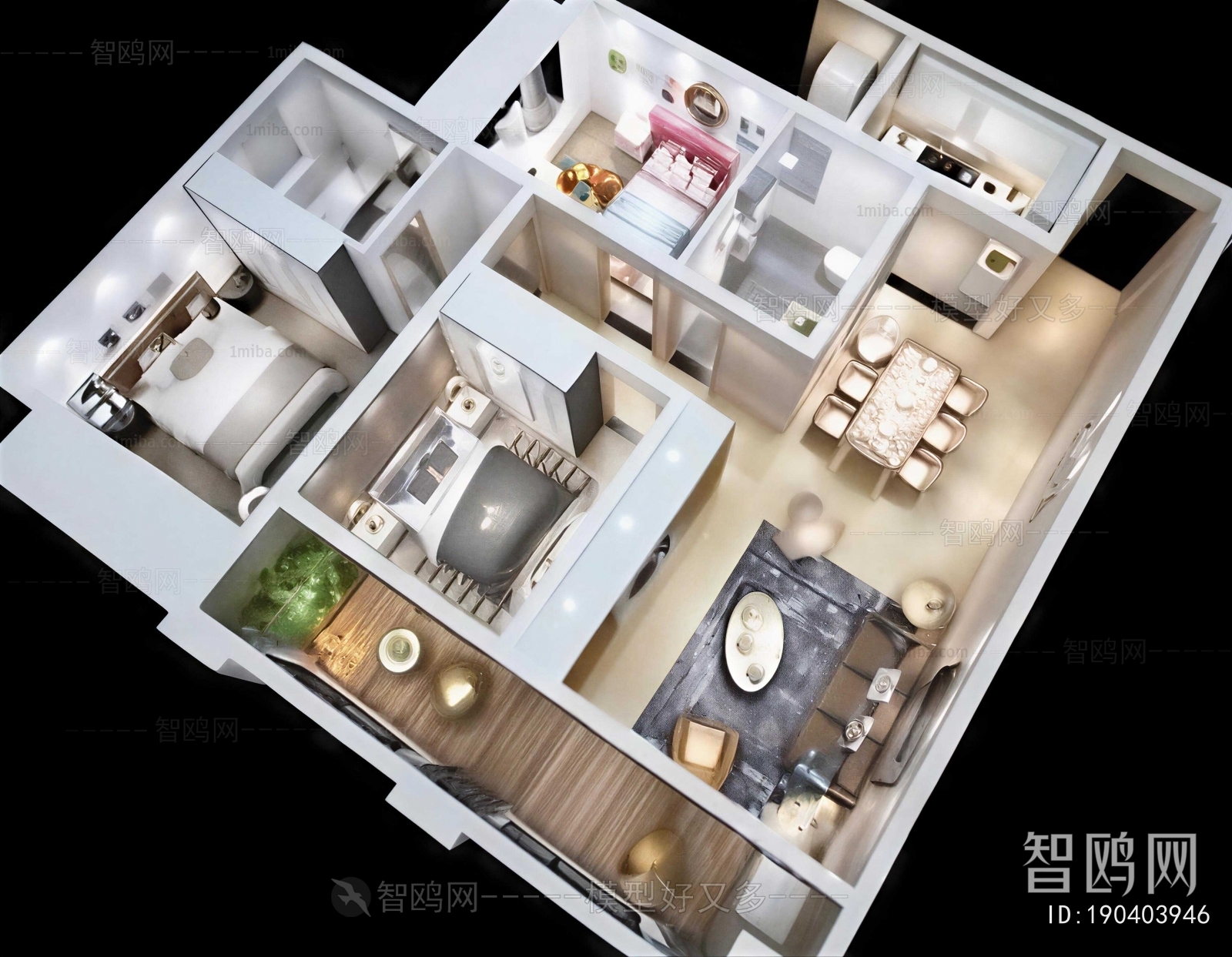 Modern A Bird's-eye View Of Home Decoration