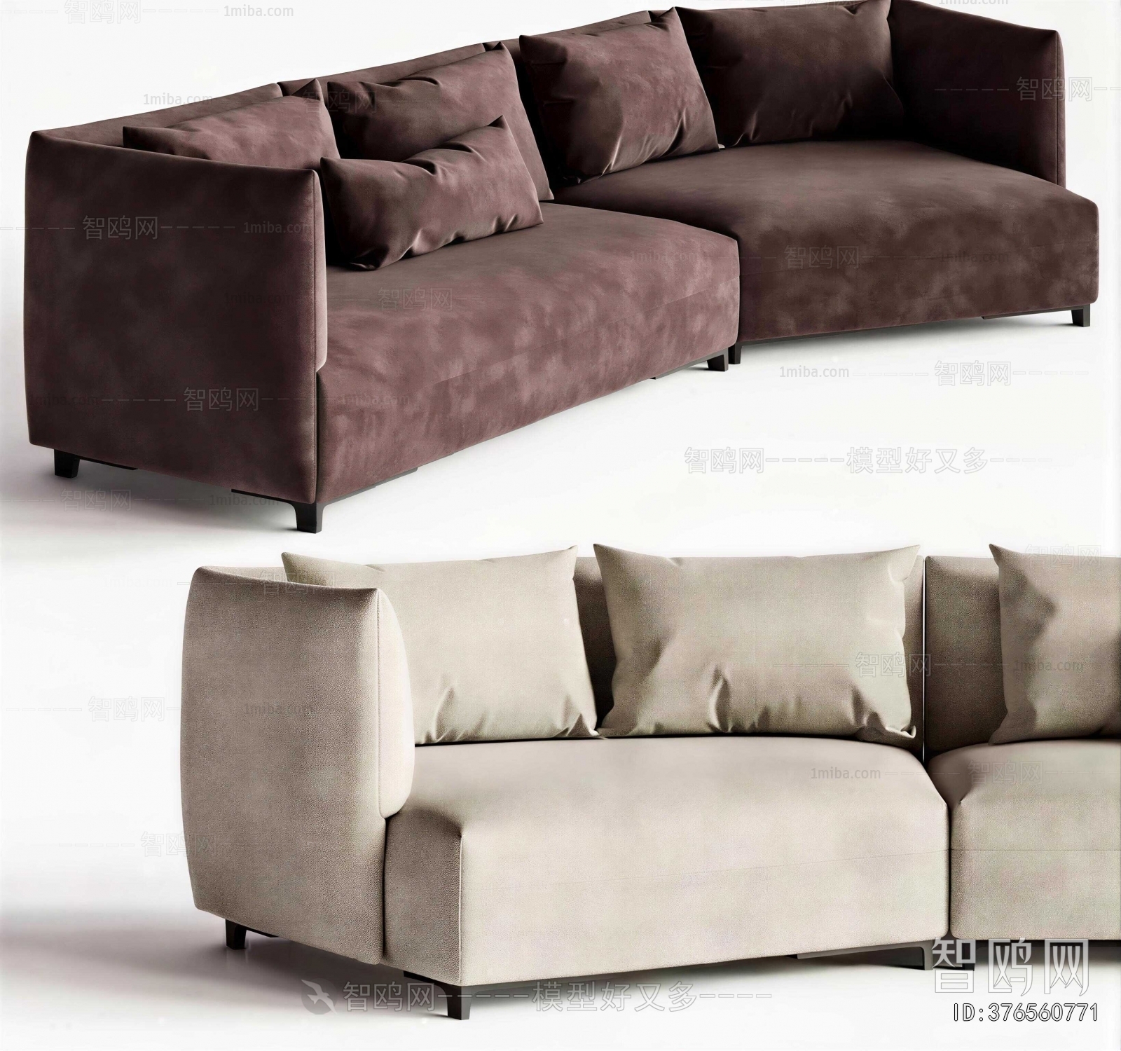 Modern Curved Sofa
