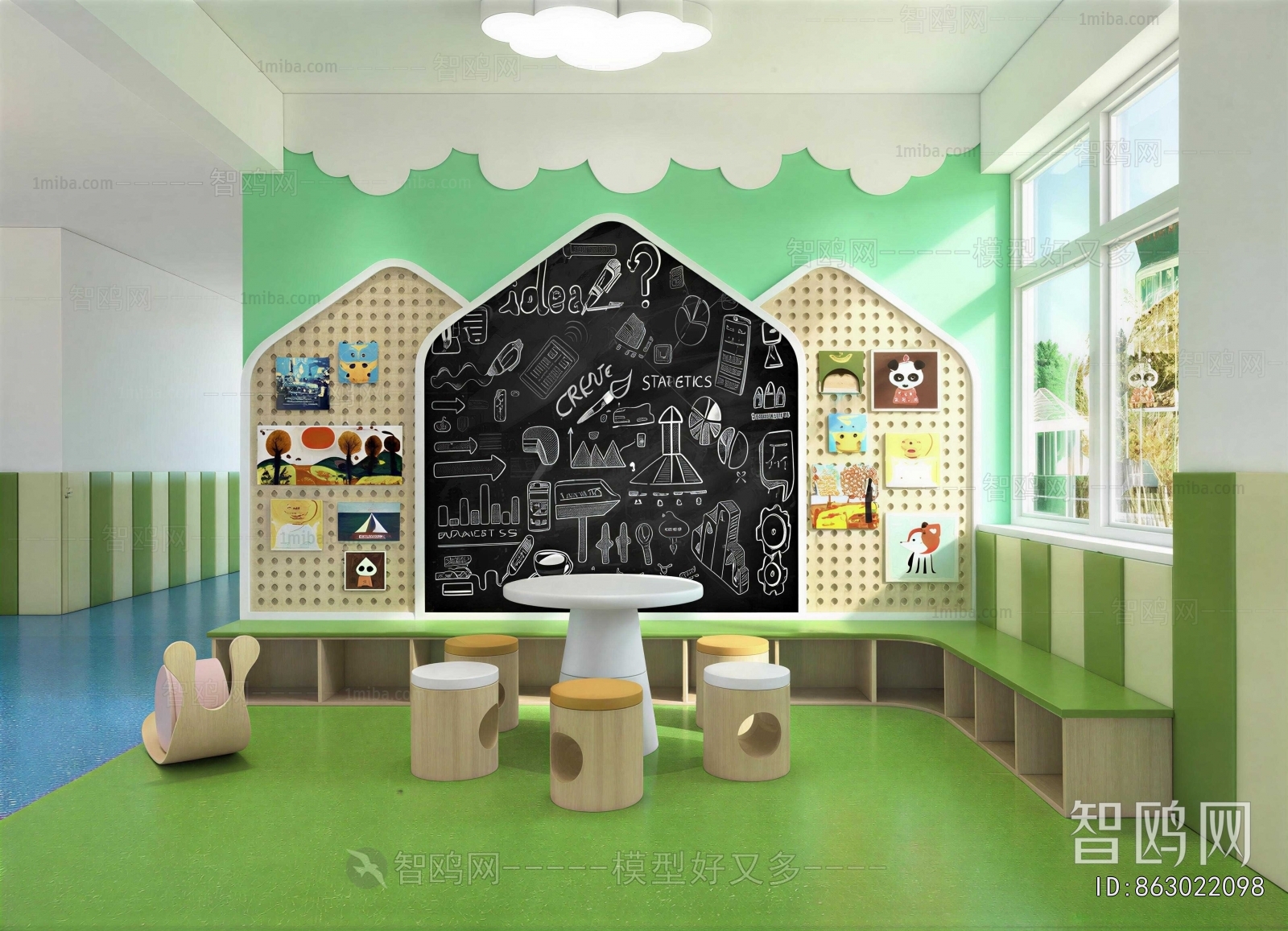 Modern Children's Playroom