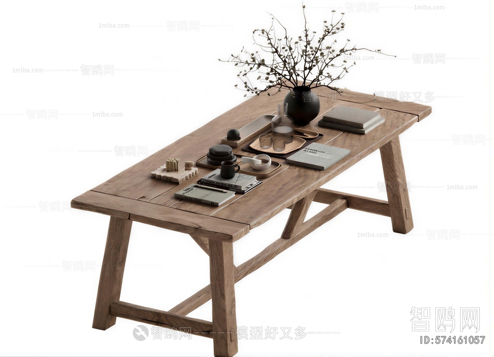Wabi-sabi Style Coffee Table
