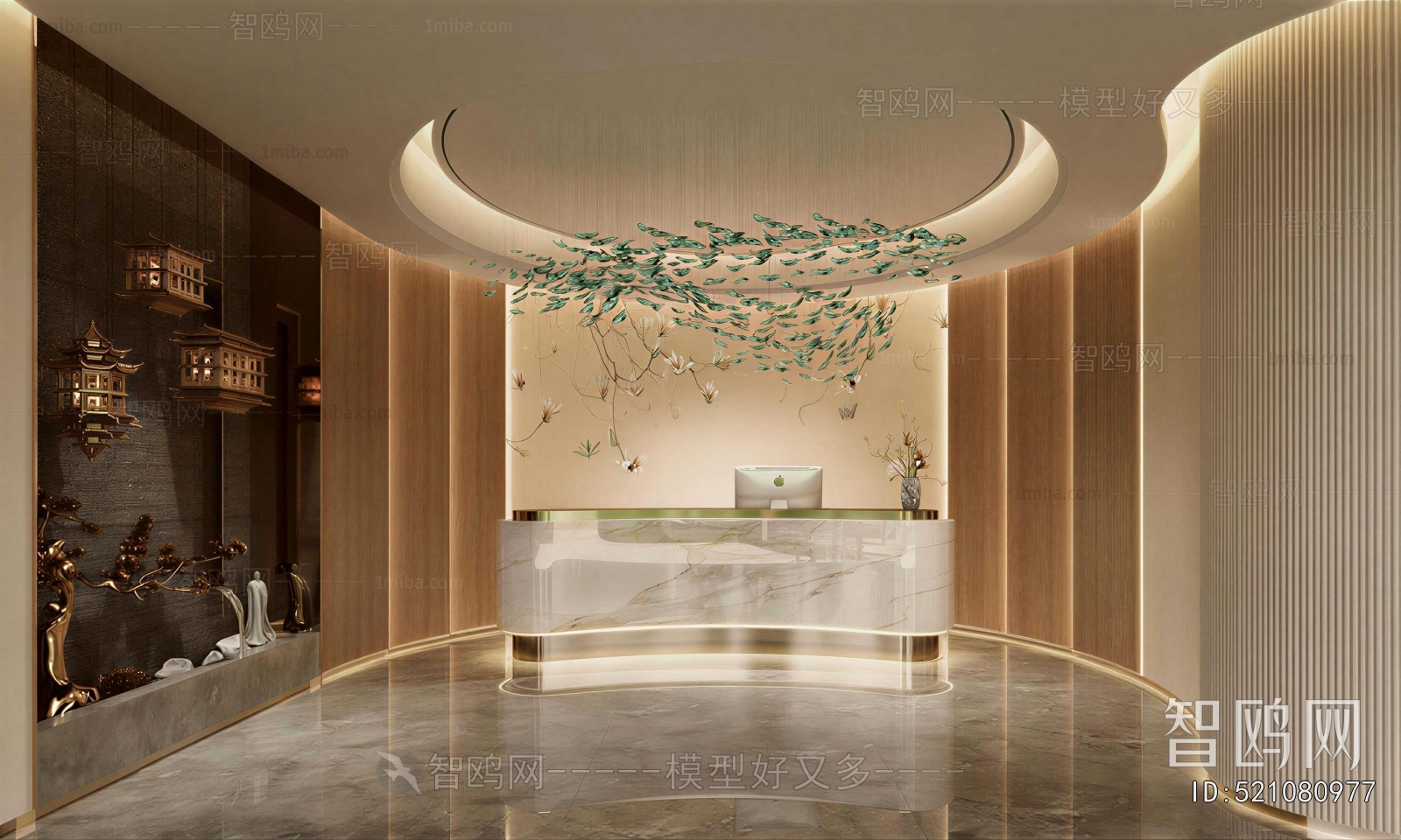 New Chinese Style Lobby Hall