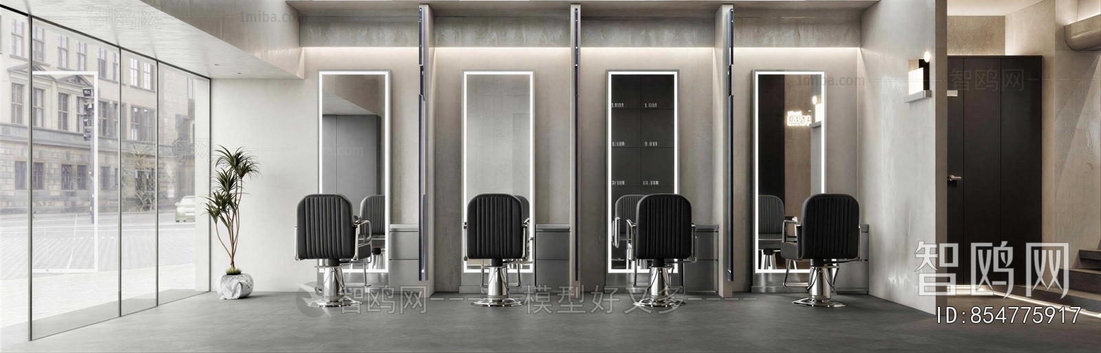 Industrial Style Barbershop