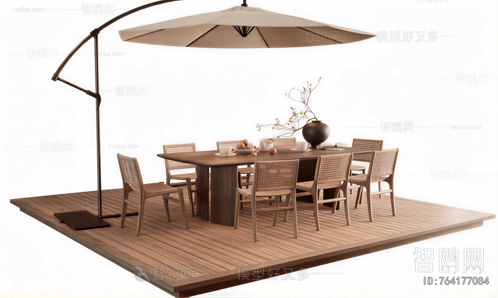 Wabi-sabi Style Outdoor Tables And Chairs