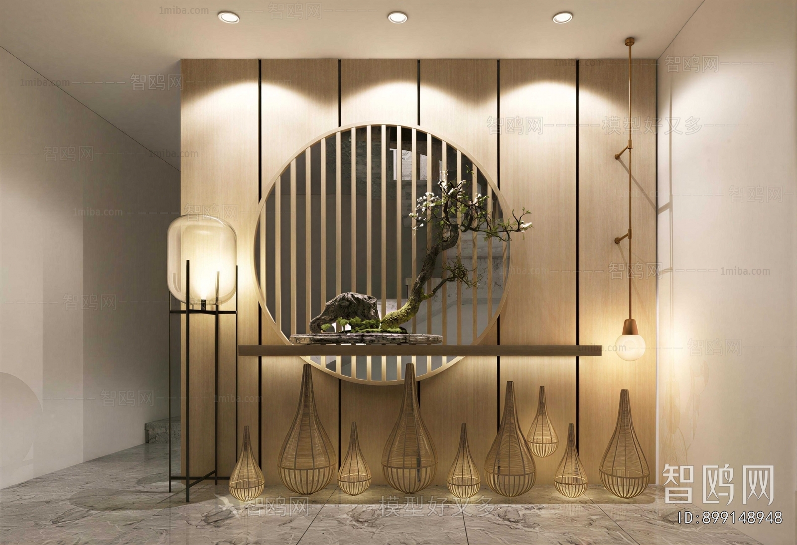 New Chinese Style Hallway