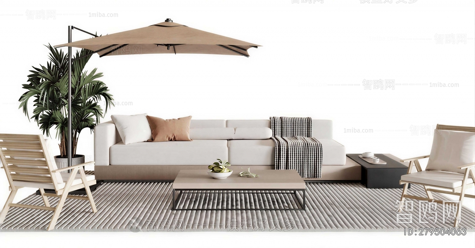 Modern Outdoor Sofa