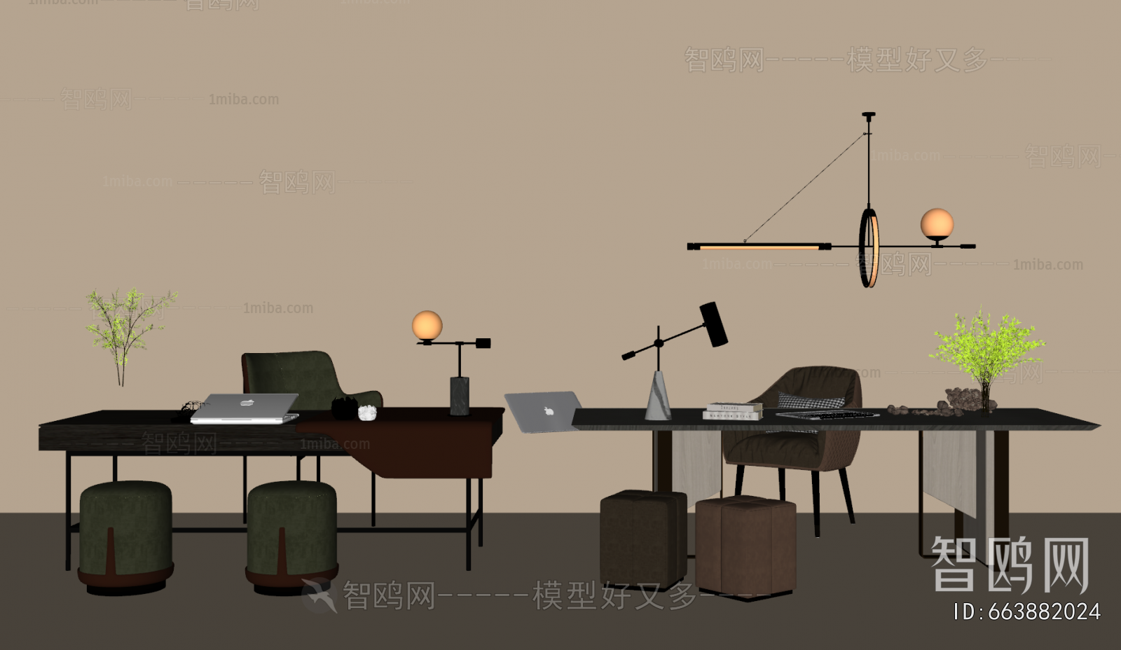 Modern Computer Desk And Chair