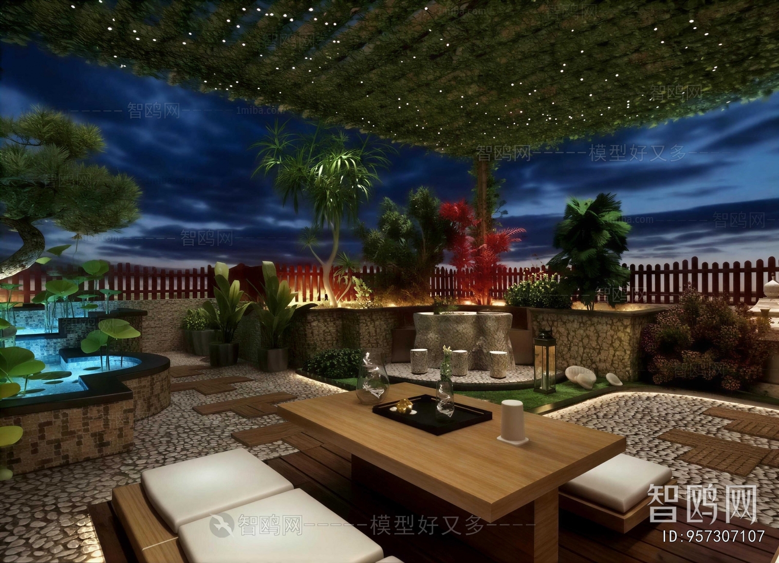 New Chinese Style Terrace