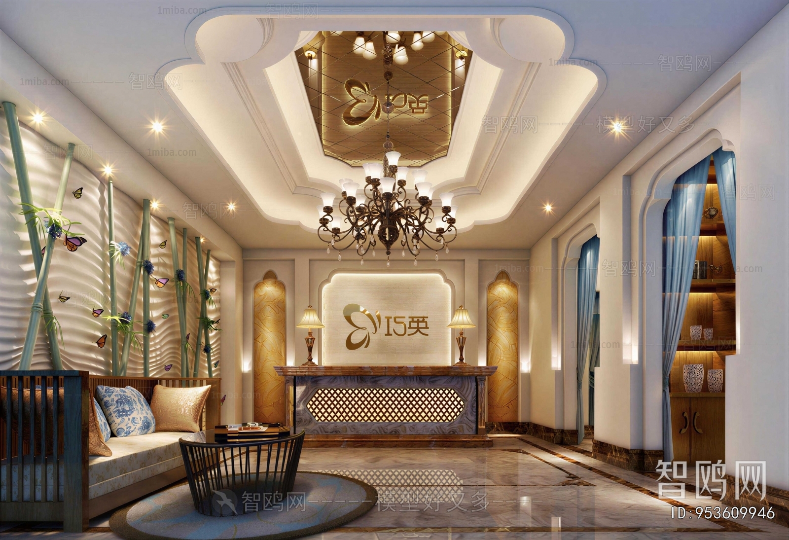 New Chinese Style Beauty Salon