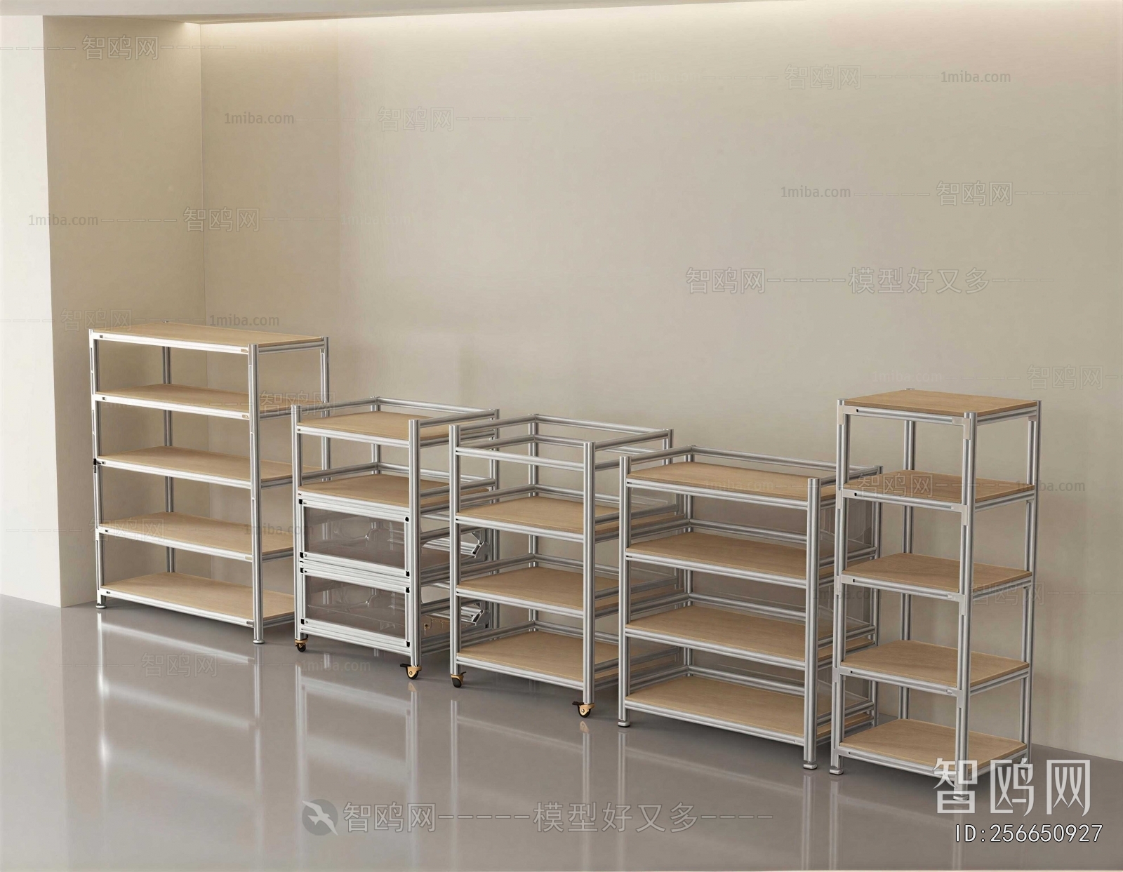 Modern Supermarket Shelf