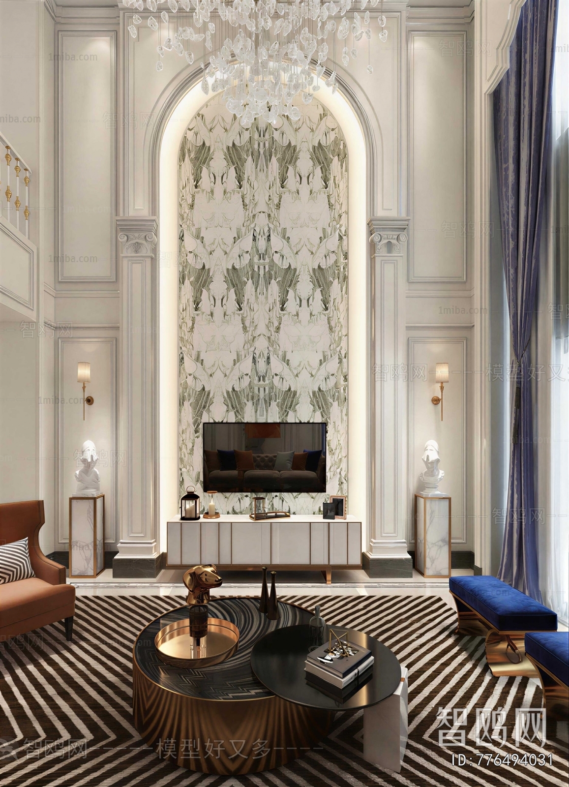 European Style A Living Room