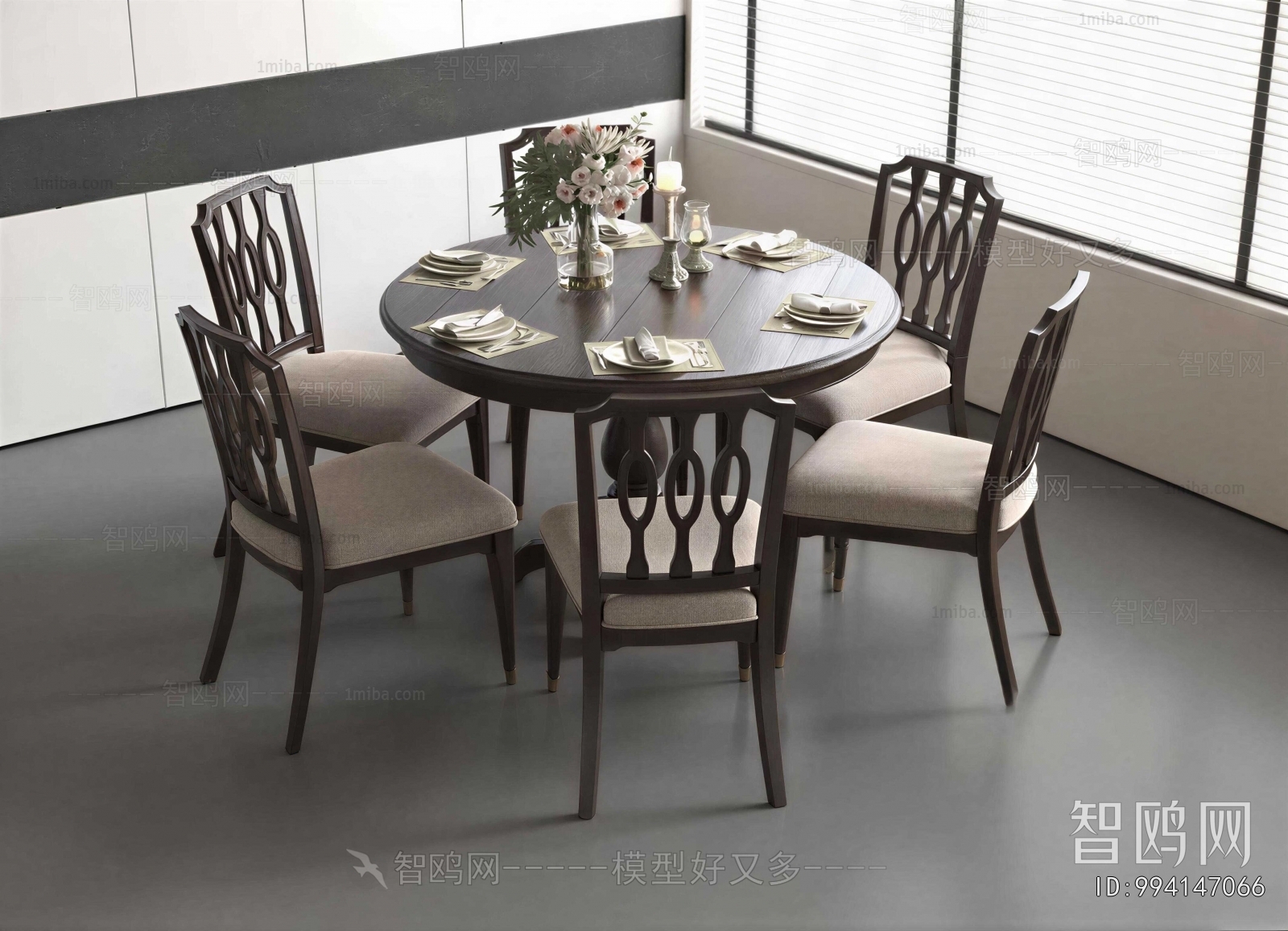 American Style Dining Table And Chairs