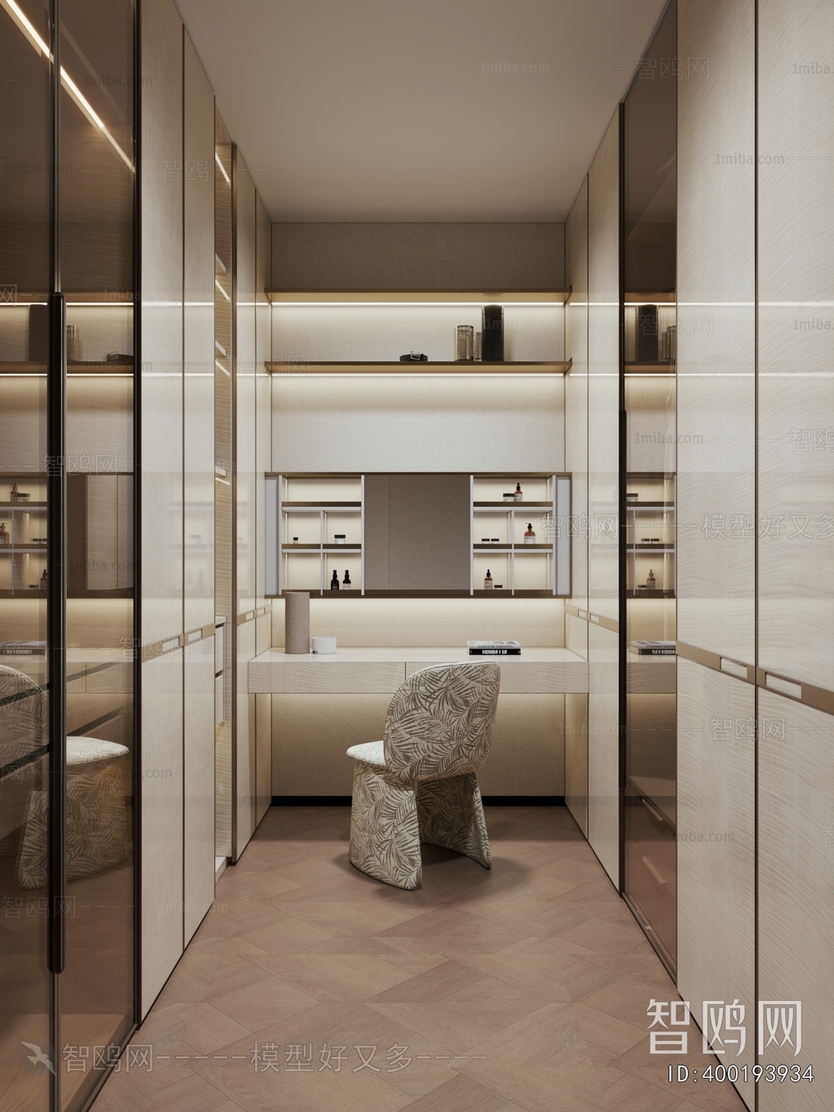 Modern Clothes Storage Area
