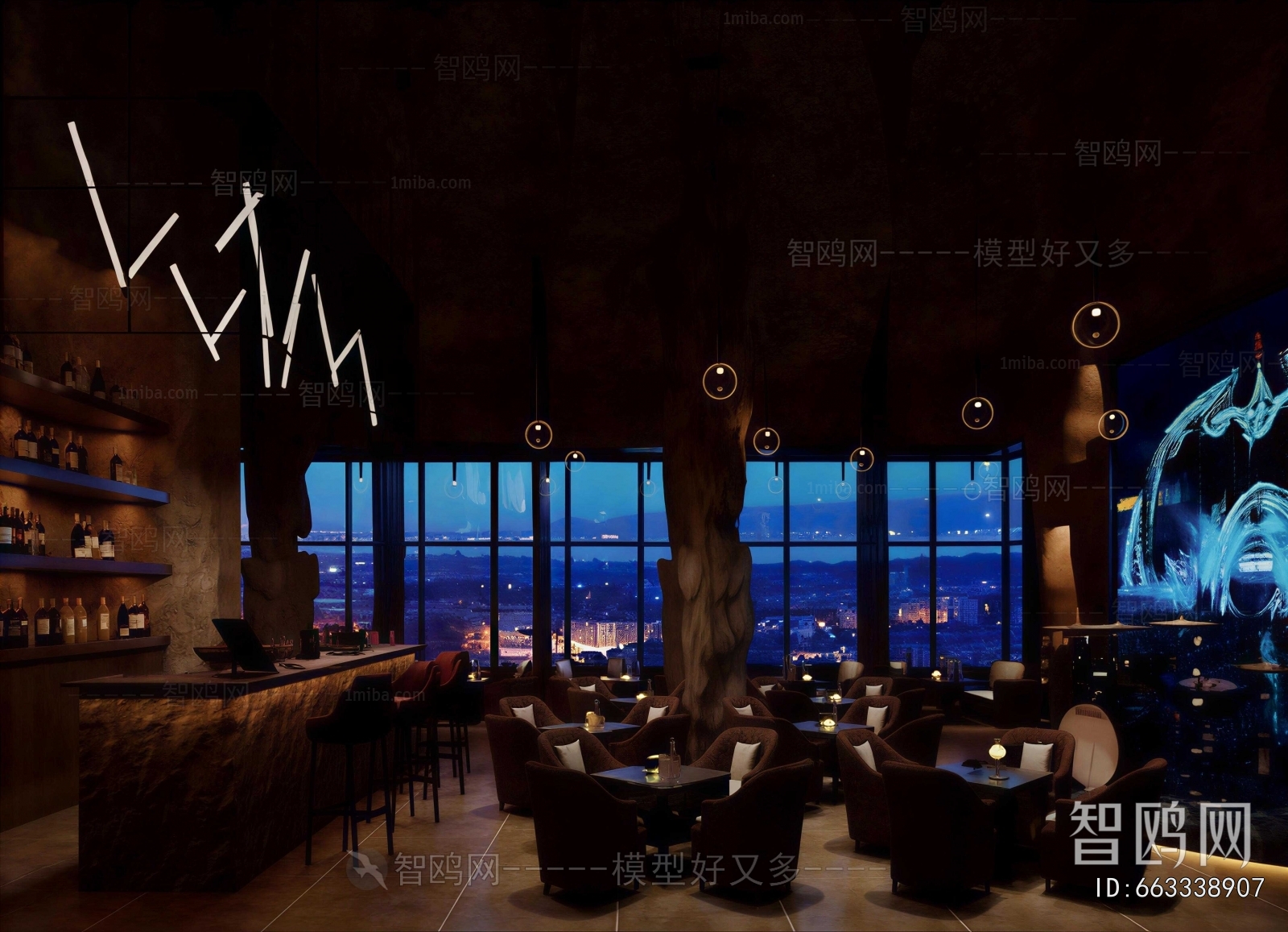 Industrial Style Bar