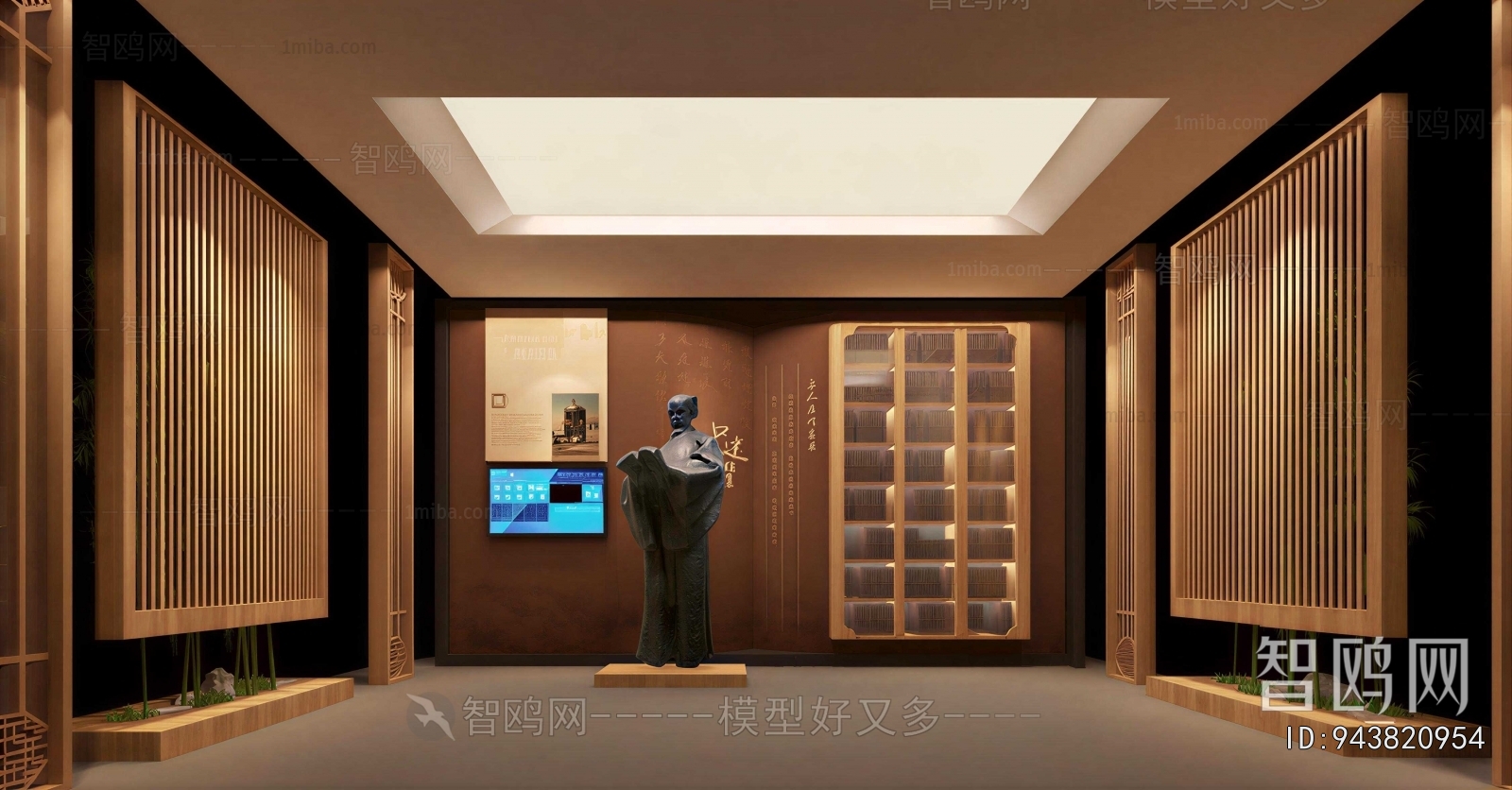 New Chinese Style Exhibition Hall