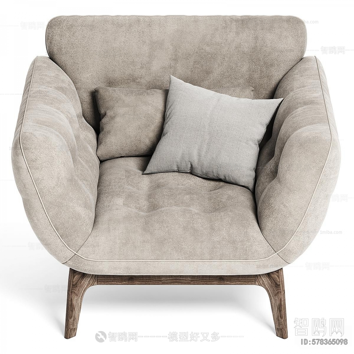 Nordic Style Single Sofa