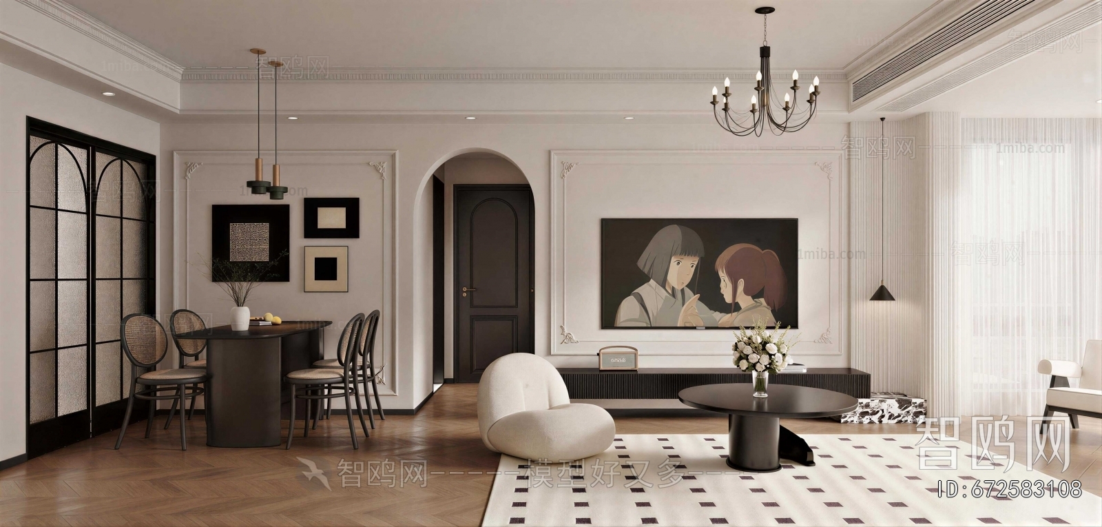 French Style A Living Room
