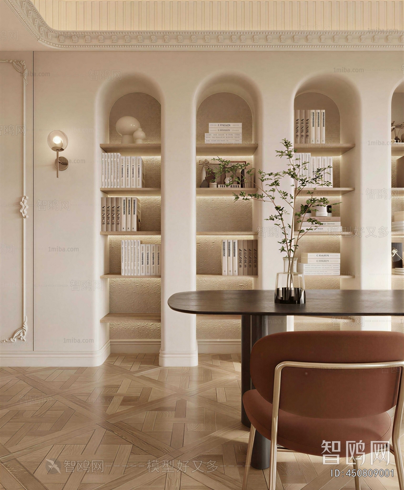 French Style Bookcase