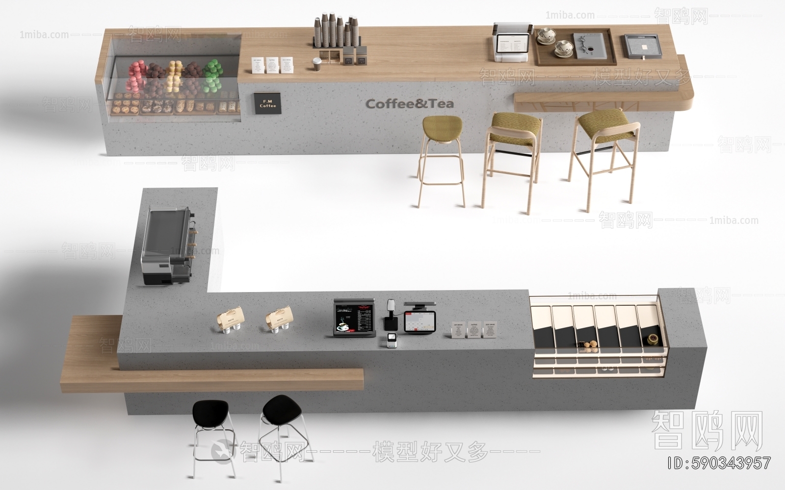 Modern Counter Bar
