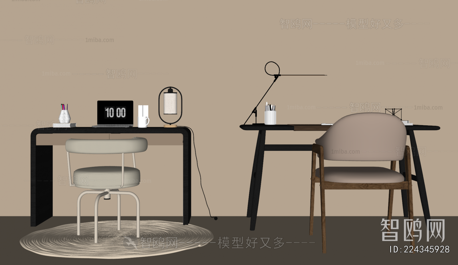 Modern Computer Desk And Chair