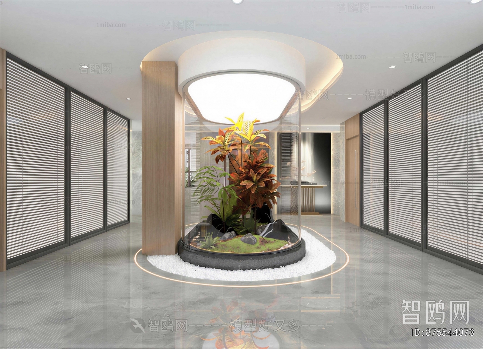 Modern Office Reception Desk
