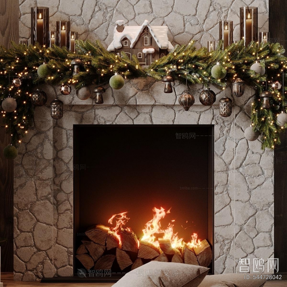 French Style Fireplace