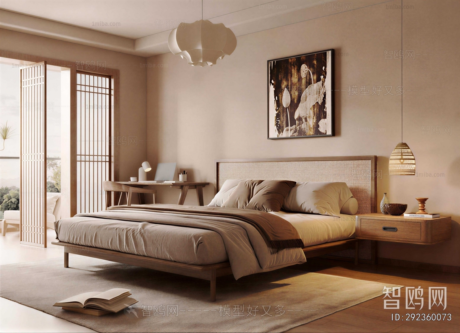 Wabi-sabi Style Bedroom