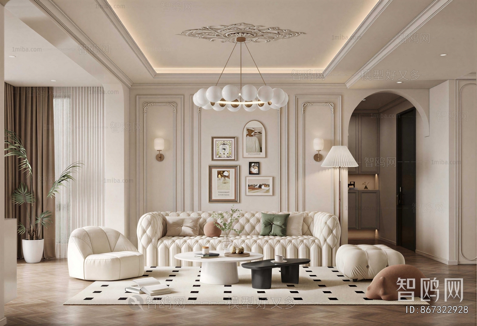 French Style A Living Room