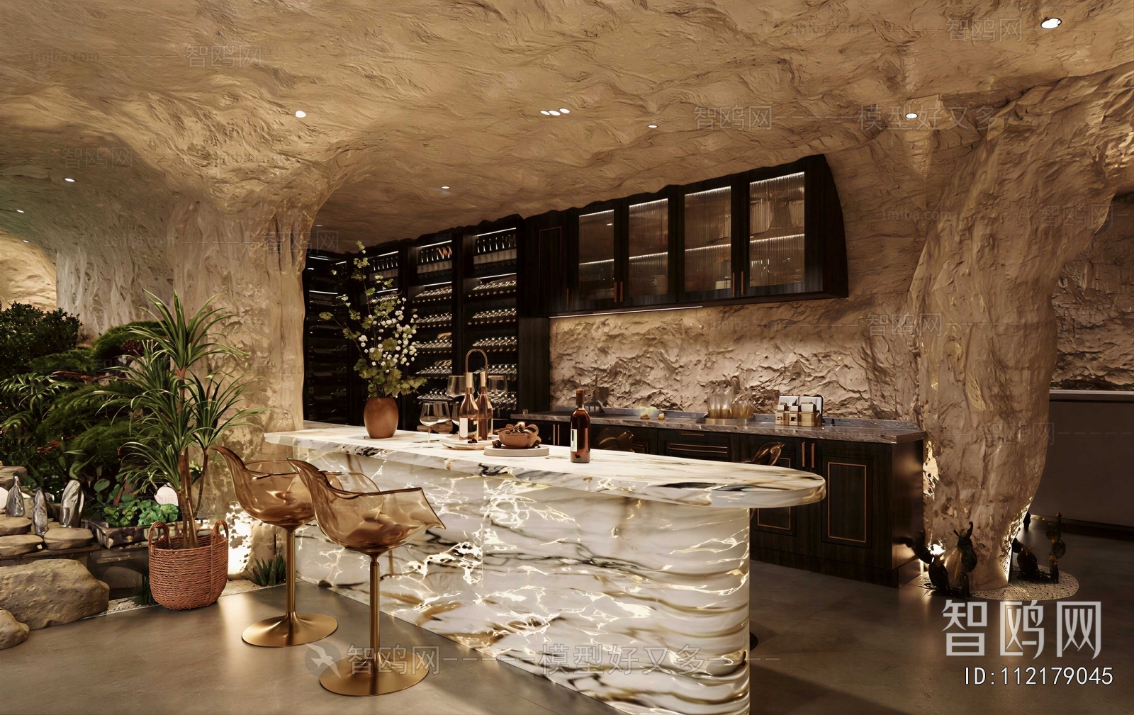 Modern Wine Cellar/Wine Tasting Room