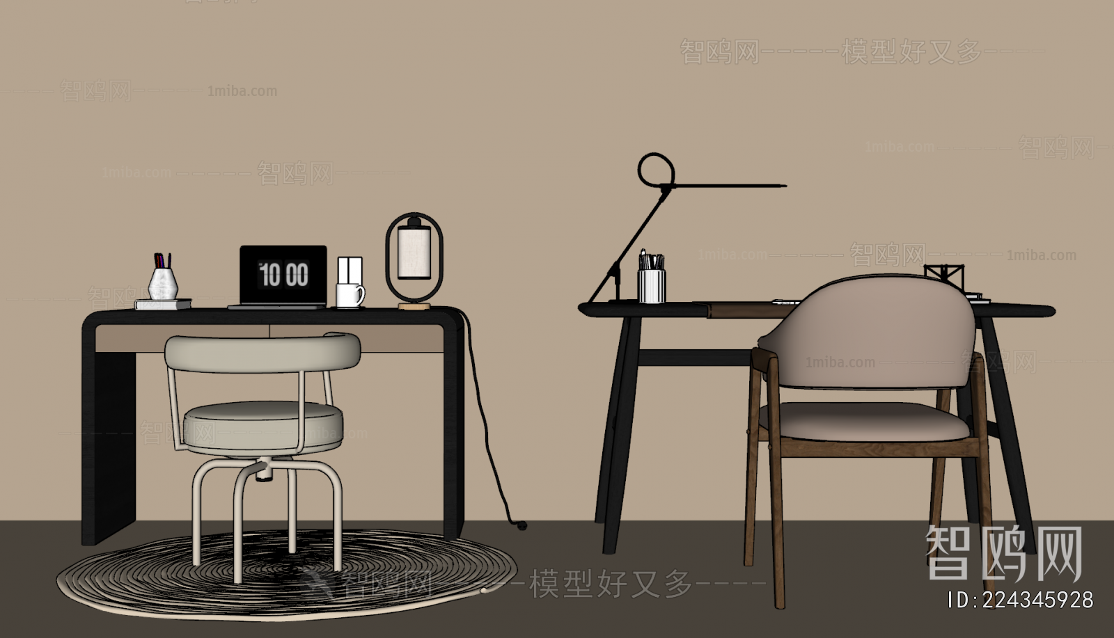Modern Computer Desk And Chair