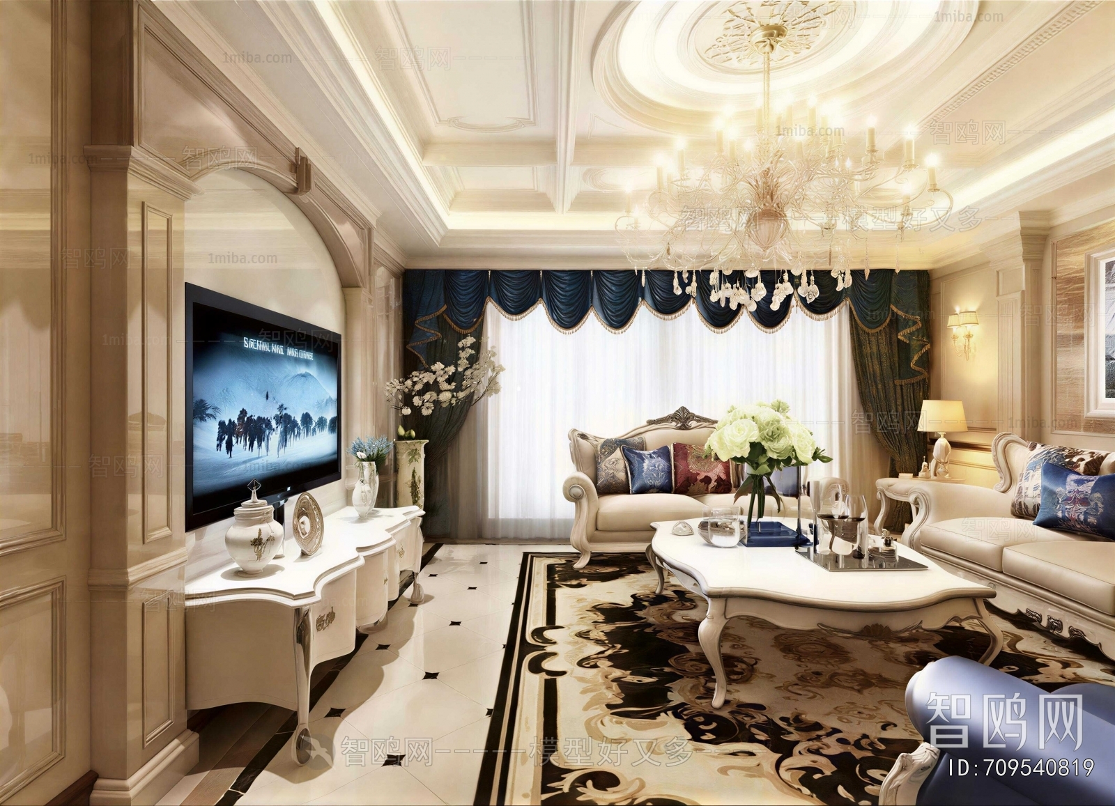 European Style A Living Room