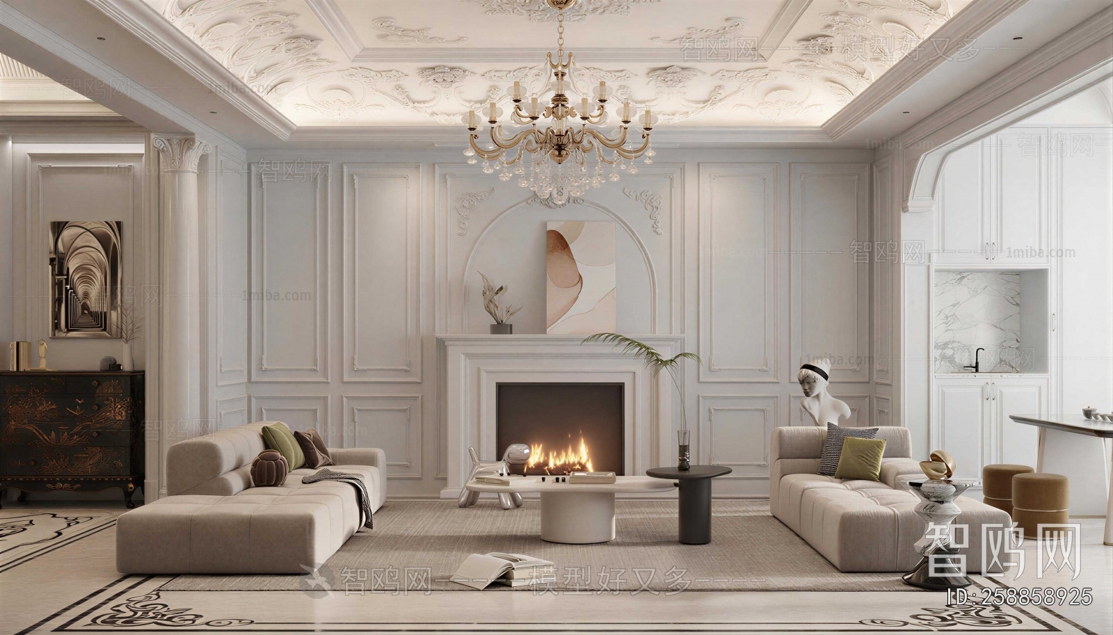 French Style A Living Room