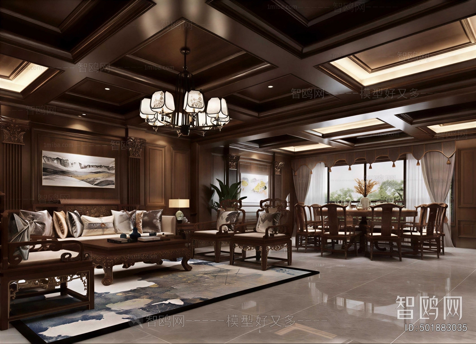 Chinese Style A Living Room