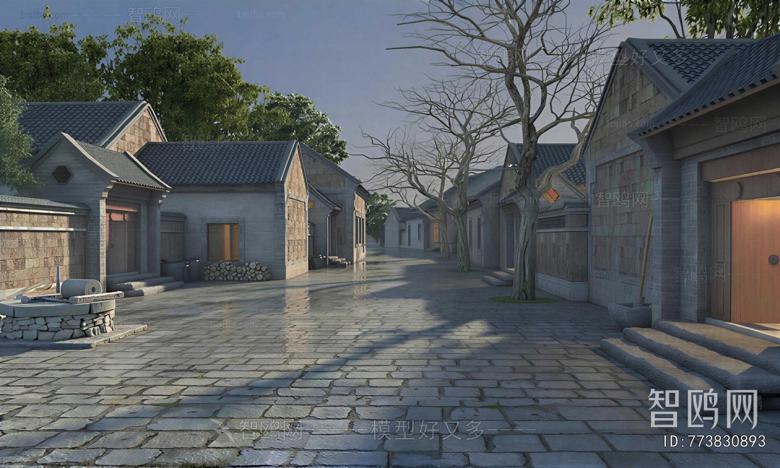 Chinese Style Ancient Architectural Buildings