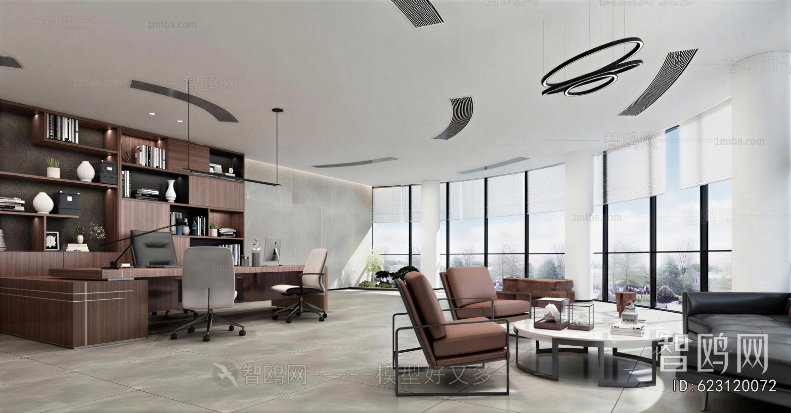 Modern Manager's Office
