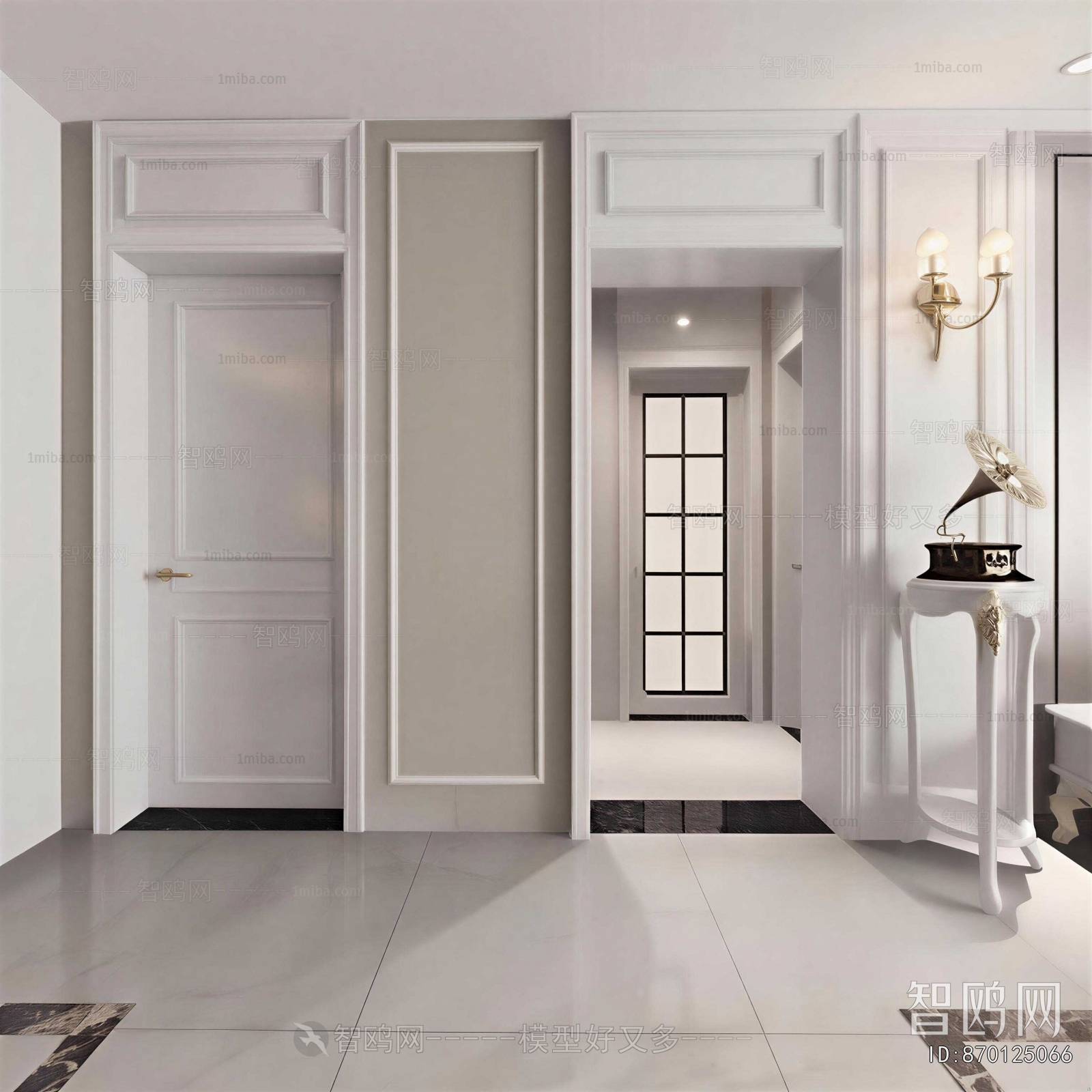 New Classical Style Hallway